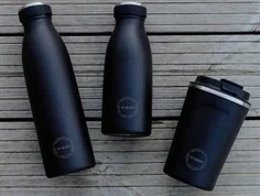 AYA&IDA drikkeflaske mat sort 350ml